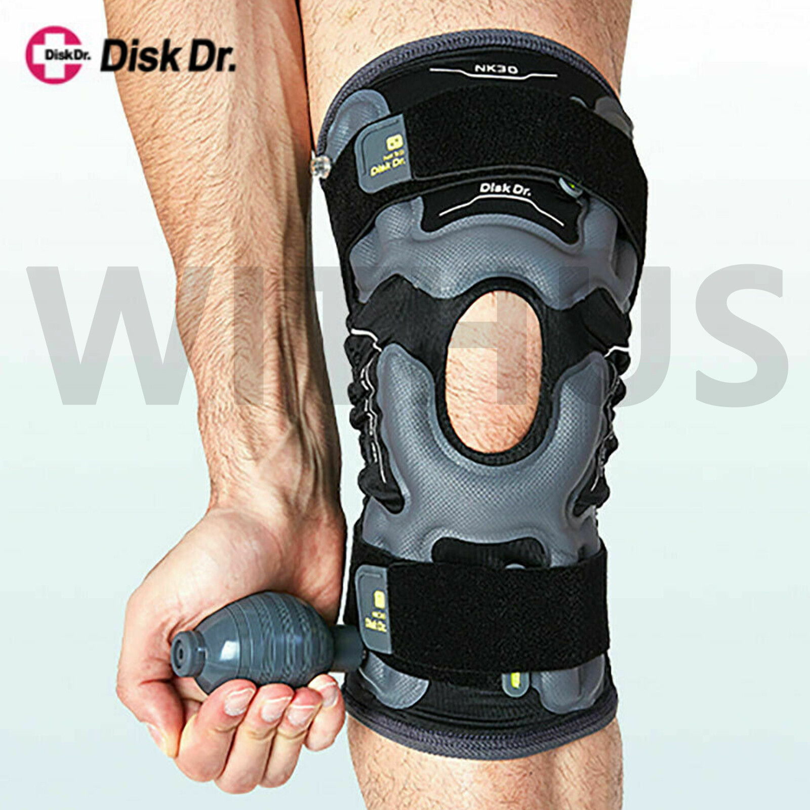 Disk Dr NK30 Knee Pain Treatment Air Compression Sleeve Strap Knee Protector