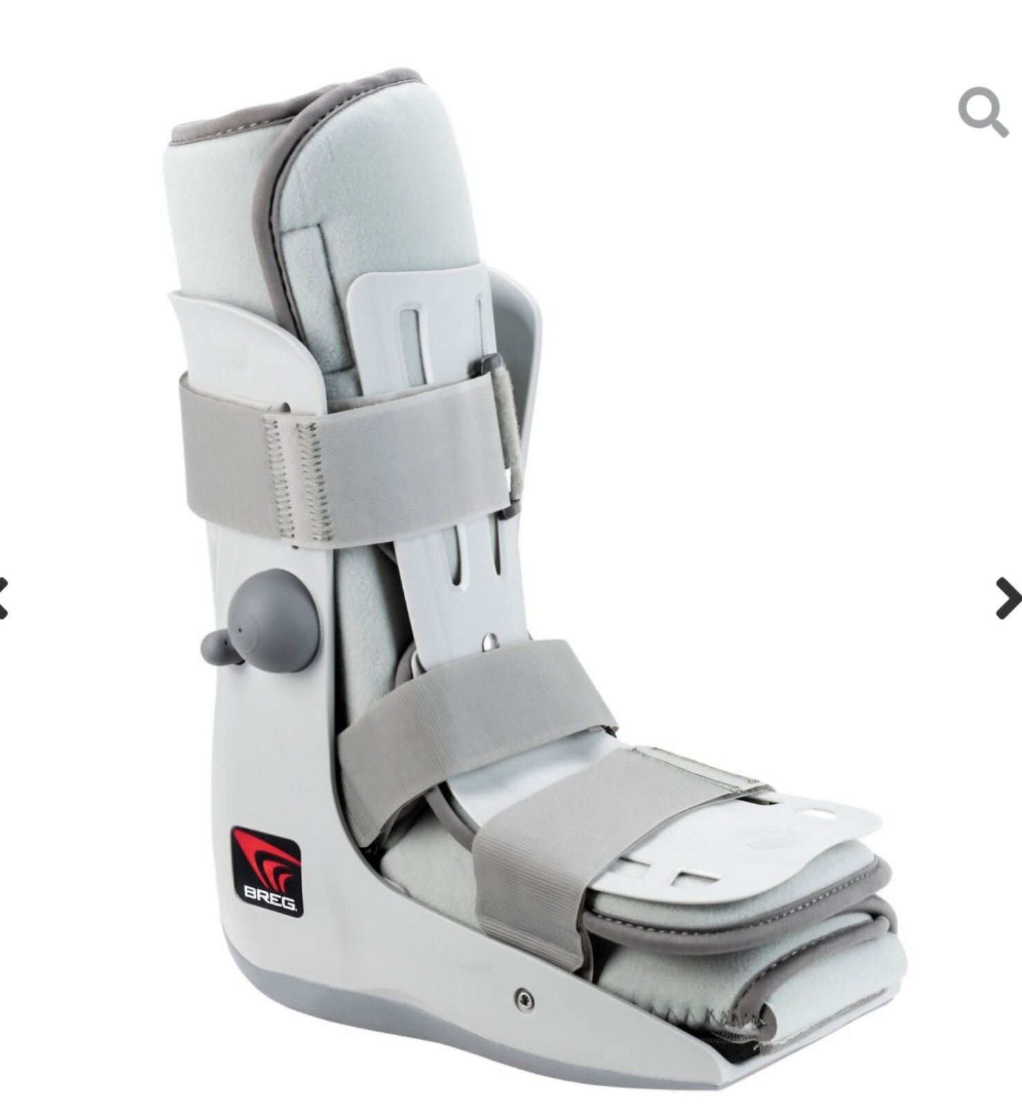 Breg Air Pump Left Ankle Walker Medical Boot Walking Cast Foot Fracture Brace