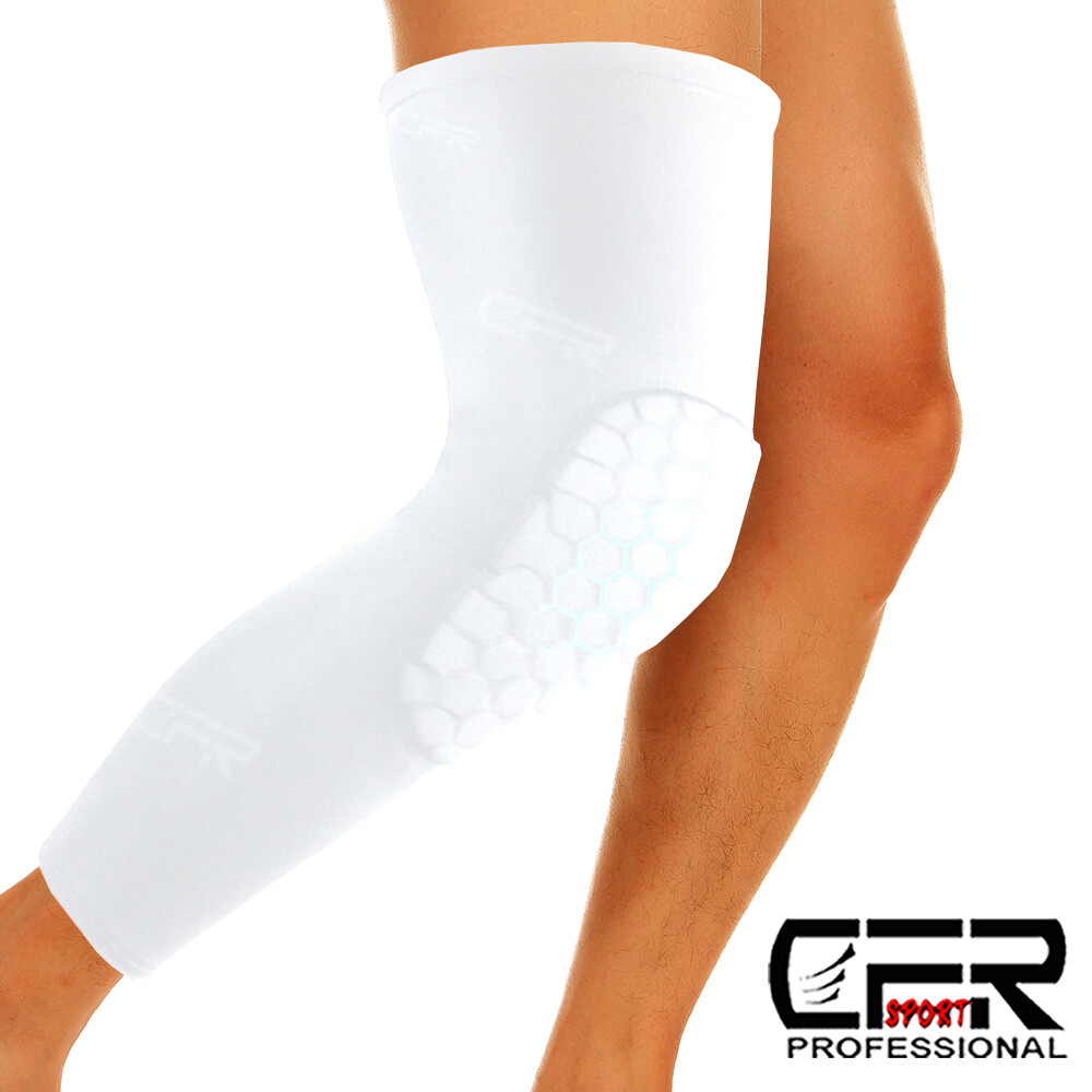 Compression Long Sleeve Support Leg Knee Pad Brace Sport Pain Guard Men Women US