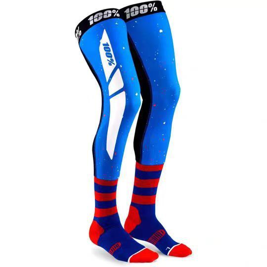 Motorcycle- Compression Knee- Brace enduro Sock Top Motocross. Socks ATV/MX Knee