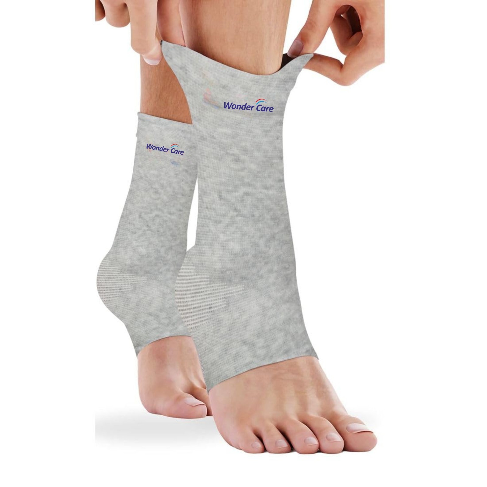 Pair 1 BAMBOO COMPRESSION ANKLE SUPPORT BRACE GUARD ARTHRITIS PAIN SPORTS