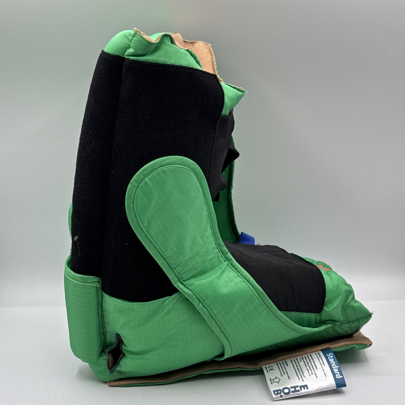 EHOB TruVue Heel Protector Boot Standard Size Green With Wedge