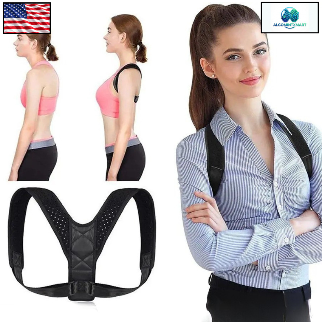 Adjustable Posture Corrector Back Shoulder Support Correct Brace Belt Men Women