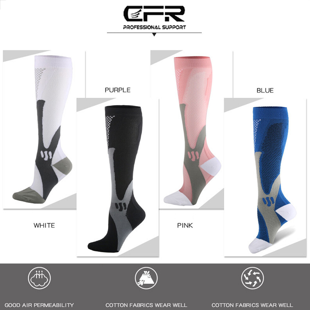 Copper Compression Socks 20-30mmHg Graduated Support Mens Womens Sport Medical