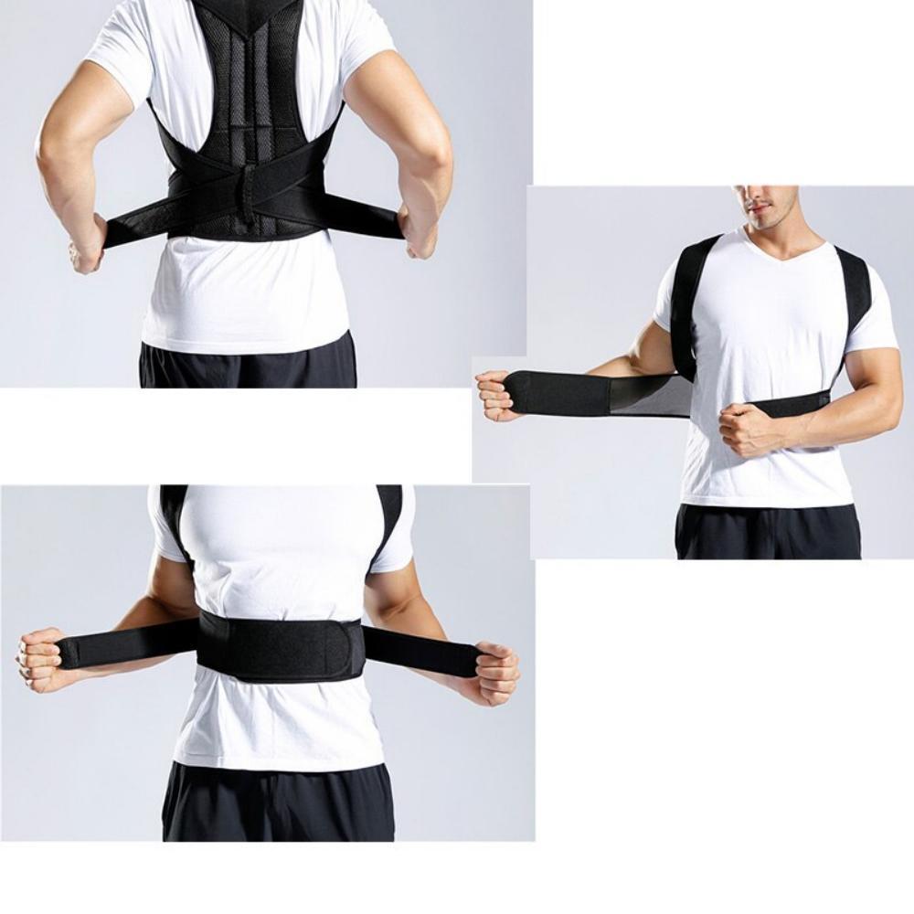 POSTURE CORRECTOR Back Support Upper Shoulder Brace Straightener Women Men Belt