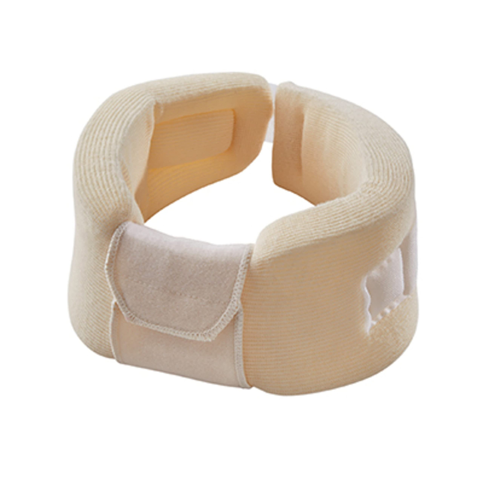 Adjustable White Neck Brace for Whiplash and Injury Support