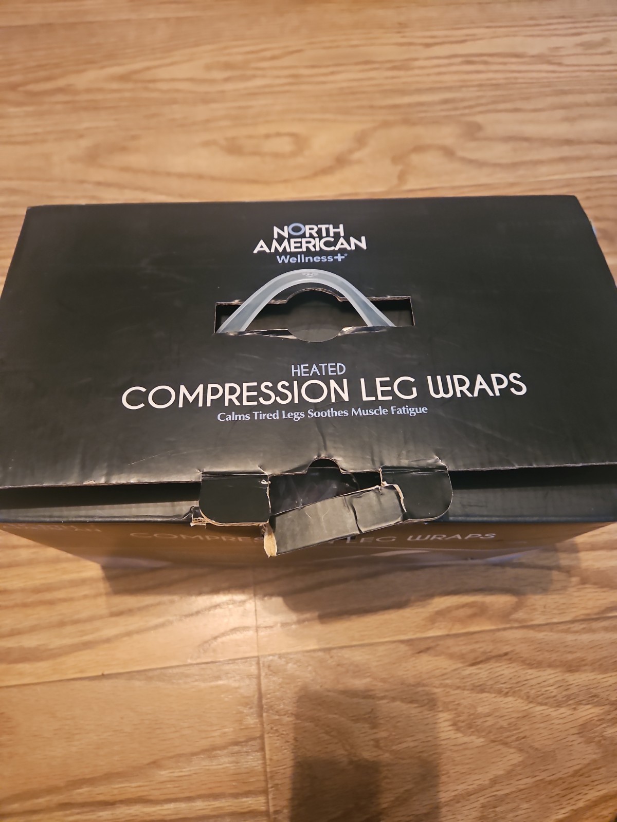 Heated Air Compression Leg Wraps w/ Handheld Control- North American Wellness