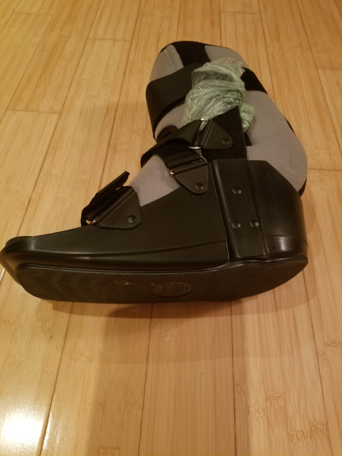 STEPLITE EASY STRIDER ANKLE WALKER BOOT LARGE LOW HEIGHT-ORIGINAL BOX-BLACK NIB