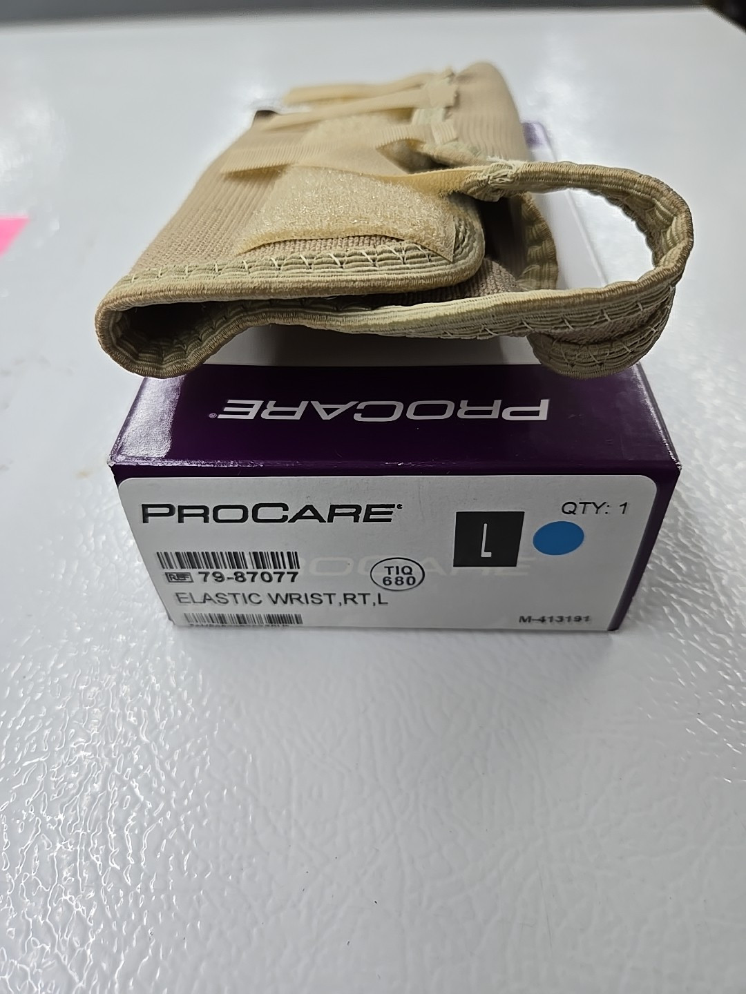 NEW | PROCARE ELASTIC WRIST, RIGHT, LARGE | 79-87077