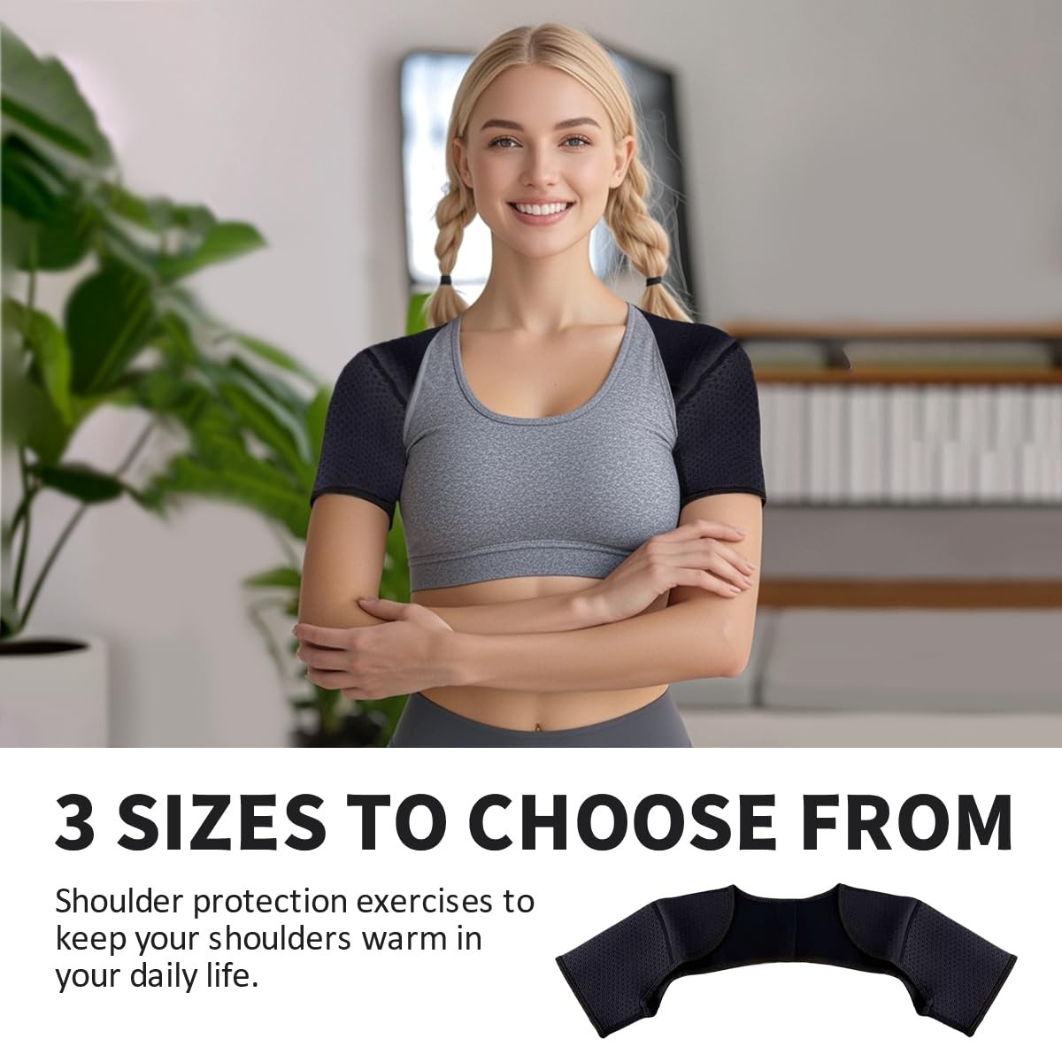 Double Shoulder Brace,Concealed Double Shoulder Brace for Sports Lovers,Comfo…