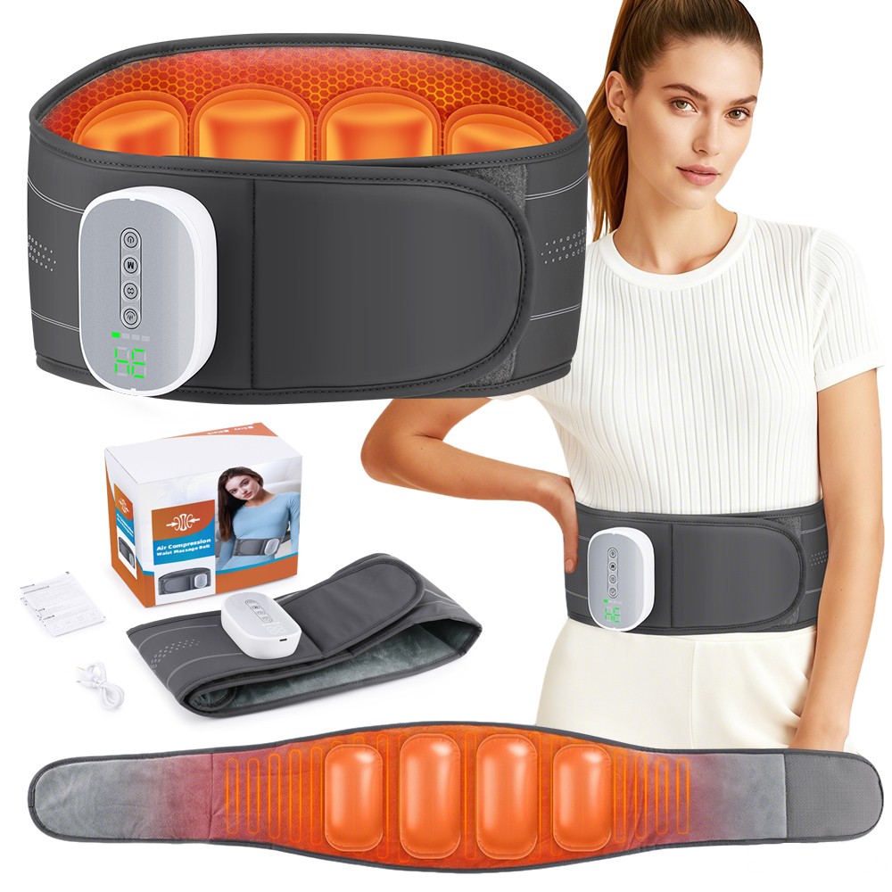 Decompression Belt Back Brace Lumbar Spinal Support Extender Belt Airbag Massage