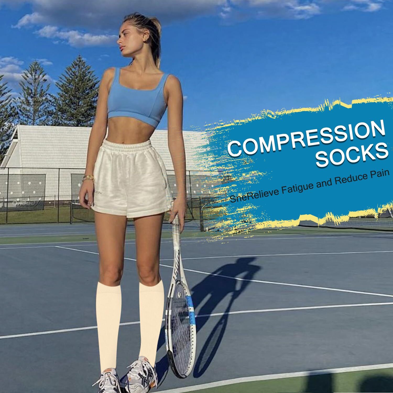 Compression Socks Stockings Knee High Womens Mens Medical 20-30 mmHG S/M-X/XXL