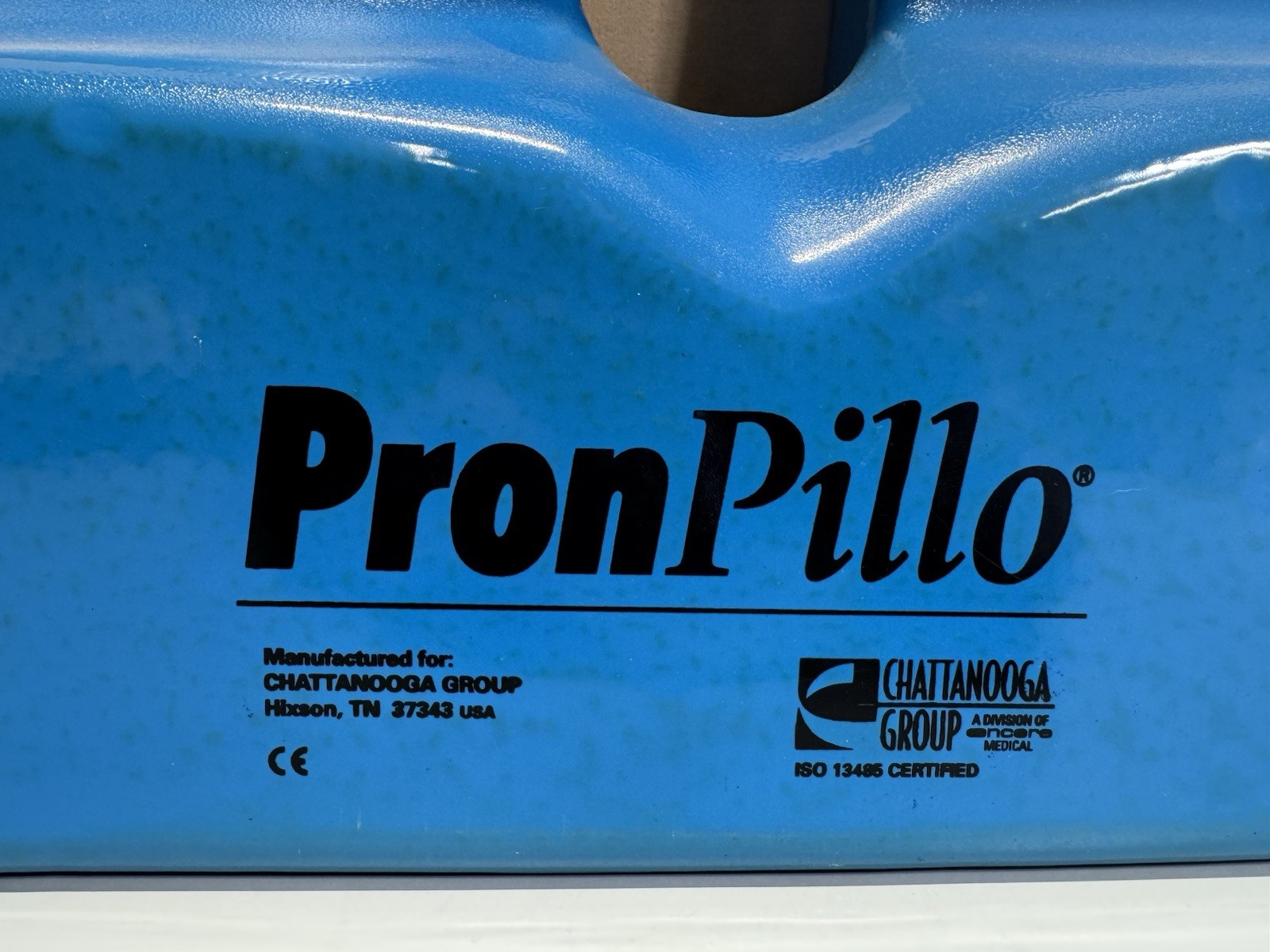 Medical Therapy Positioning Pillow PronPillo Blue Support Cushion