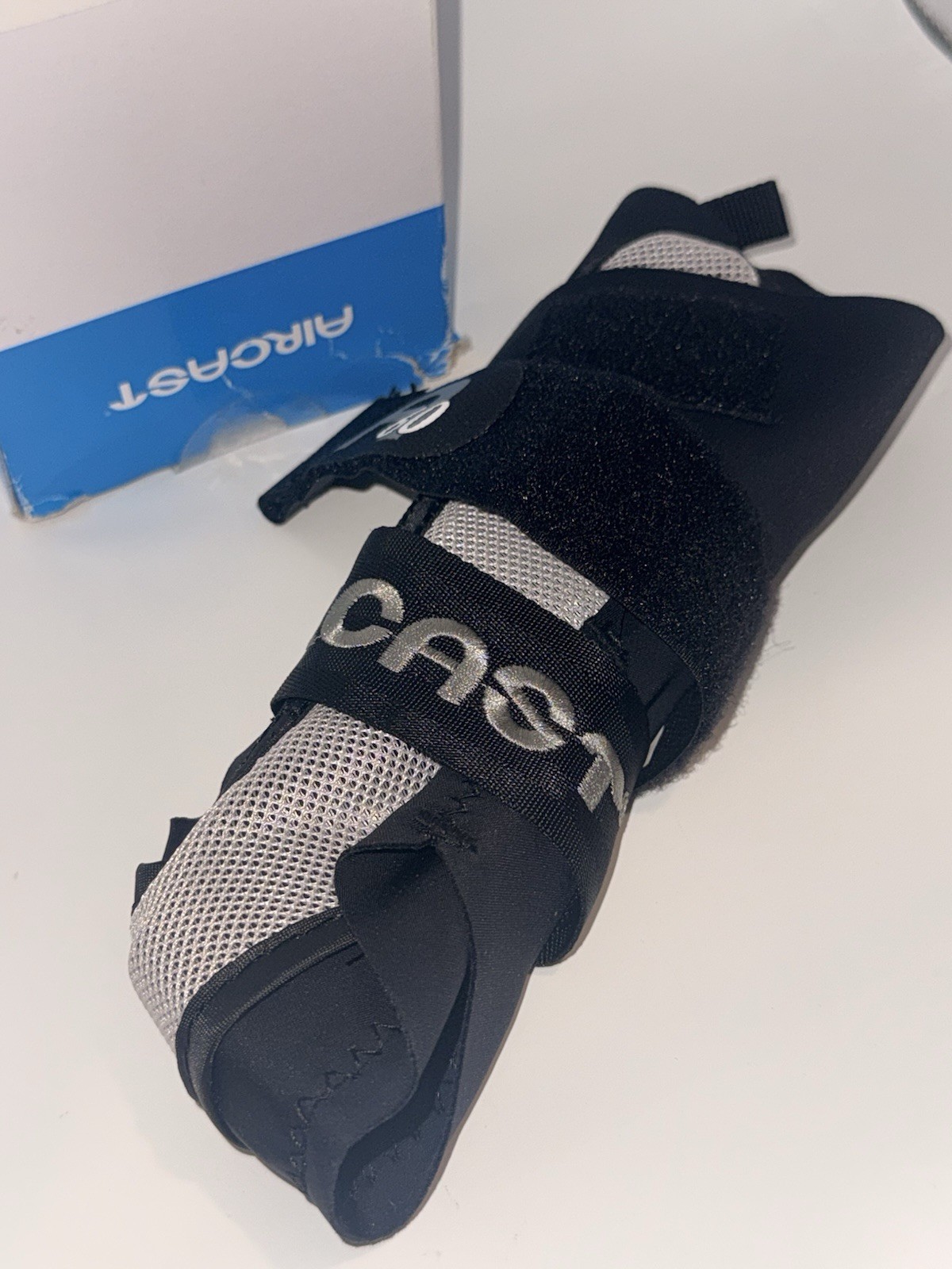 Aircast A60 Ankle Brace Small Left 02TSL Black Stabilizer Support NEW Open B