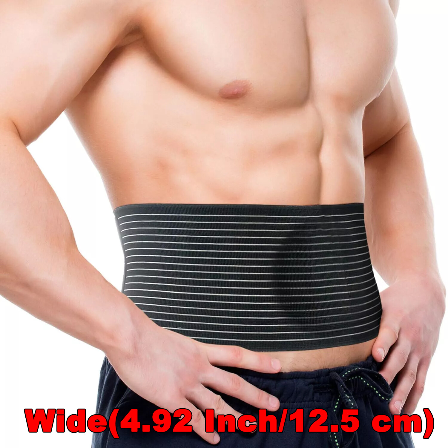 Men’s Umbilical Hernia Belt Navel Truss Tummy Button Abdominal Binder Support