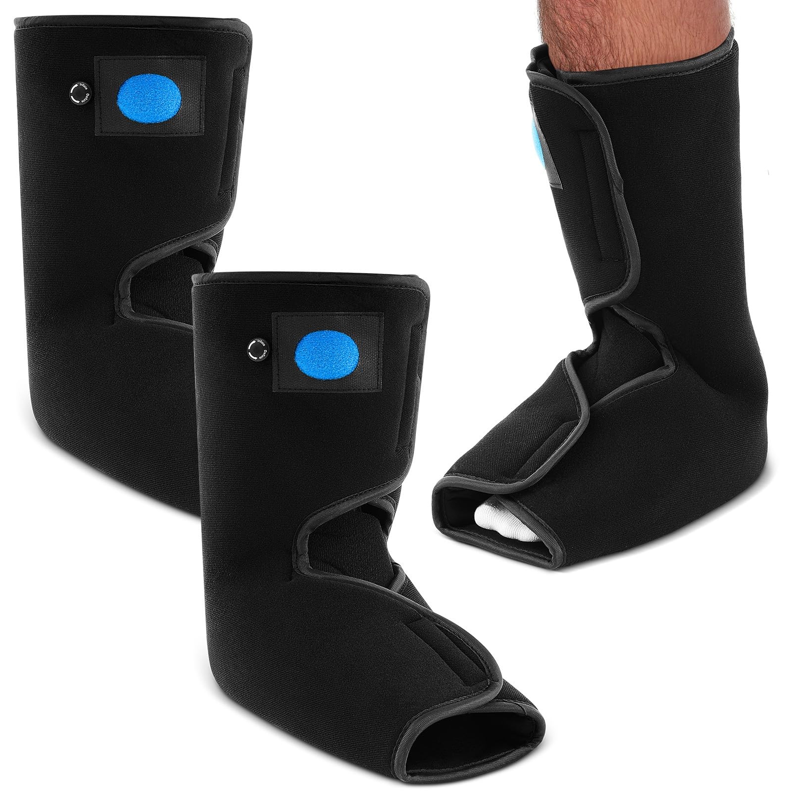 2-Pack Short Air Cam Walking Boot Adjustable Ankle Fracture & Injury Stabilizer
