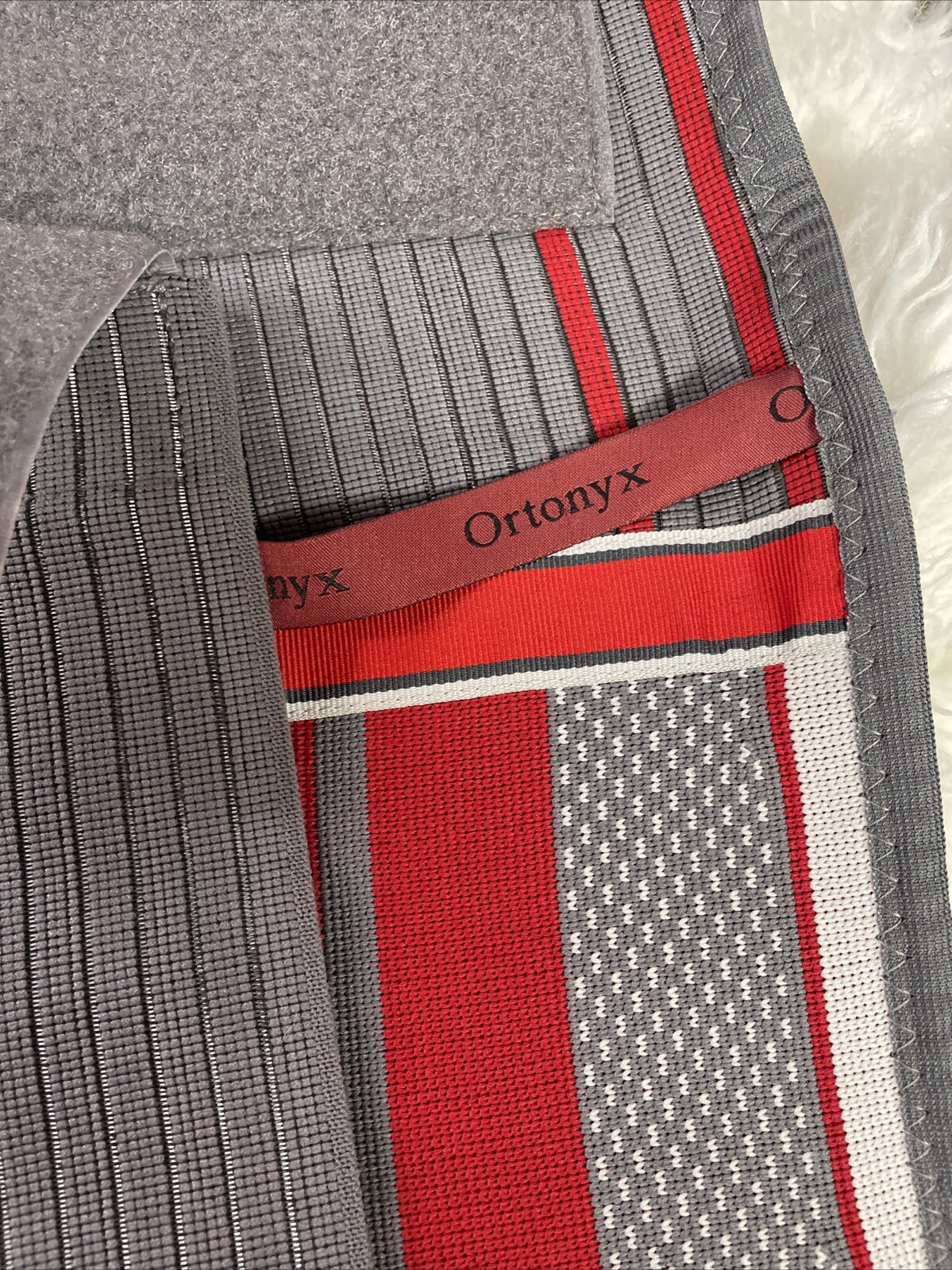 ORTONYX KB724 Gray Red Ergonomic Design Lumbar Support Belt Size XXL