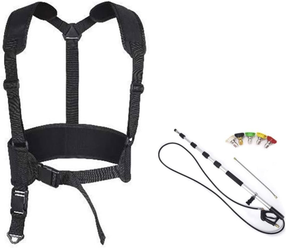 Double Shoulder Strap Pressure Washer Sling Strap Belt Adjustable Telescoping Wa