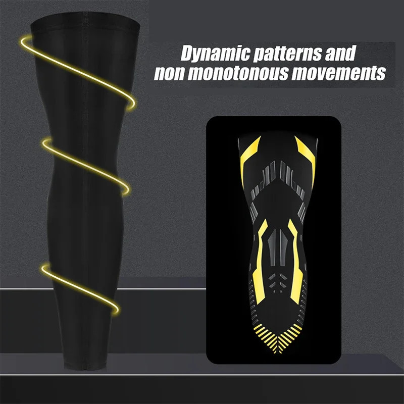 1/2PCS Knee Braces, Crashproof Knee & Calf Pads, Thigh Compression Leg Sleeves P