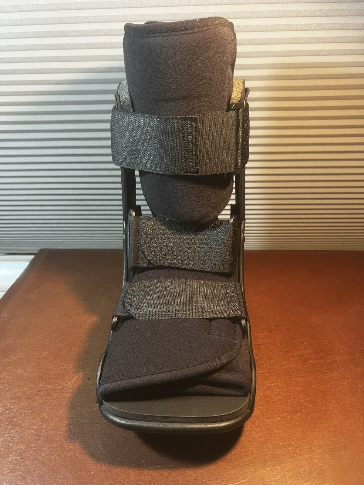 McKesson Black Walker Boot Medium Hook and Loop for Either Foot 155-79-95505