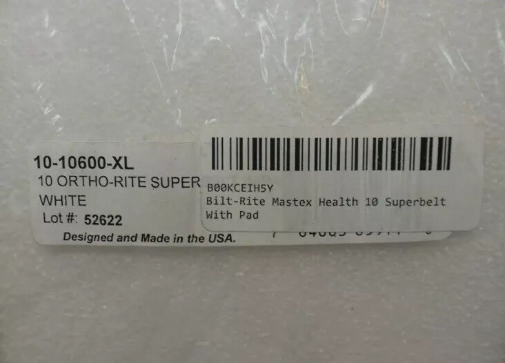 Bilt-Rite Mutual, 10″ Superbelt with Pad # 10-10600-XL