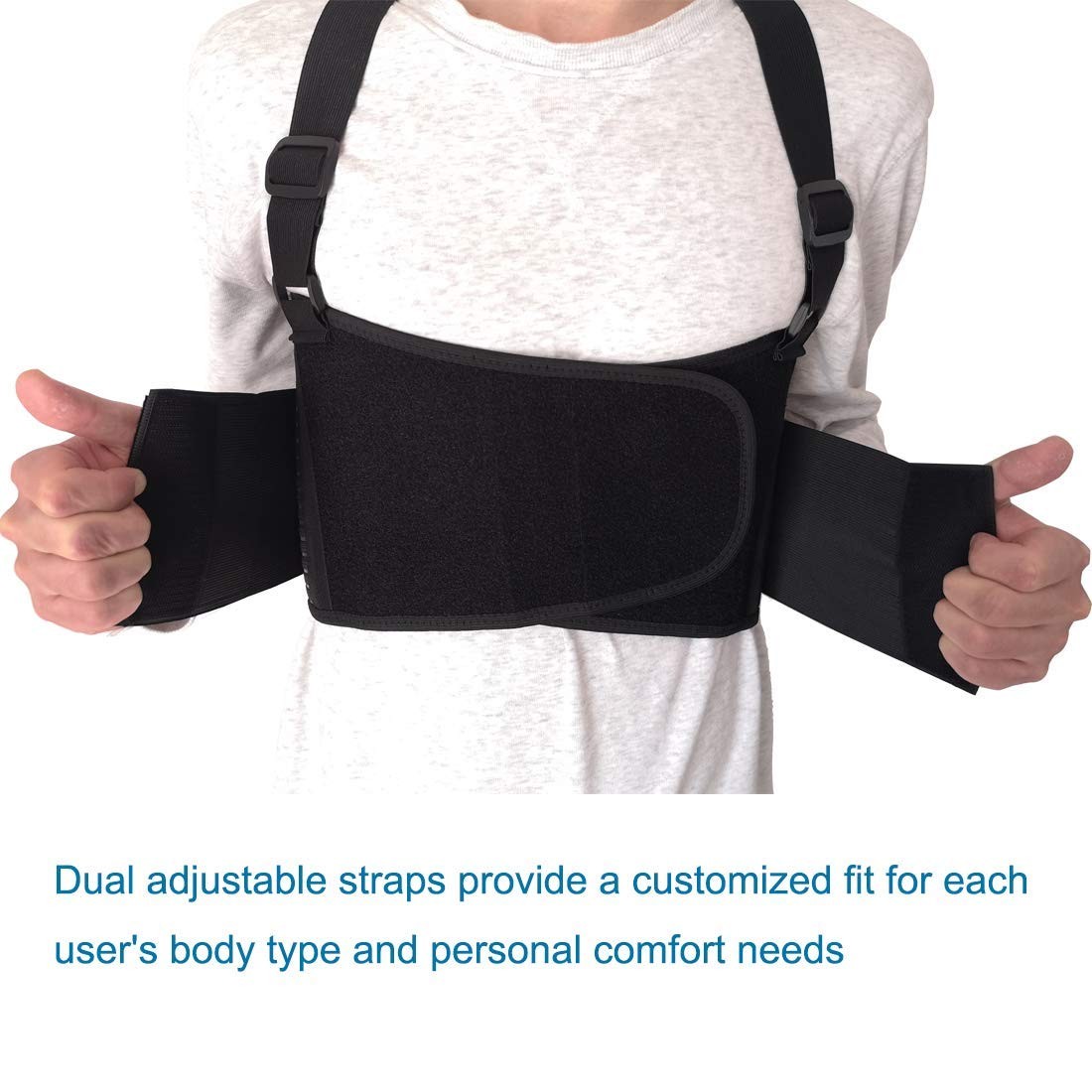 Rib and Chest Support Brace, Broken Rib Brace, Breathable Rib Belt for Sore o…
