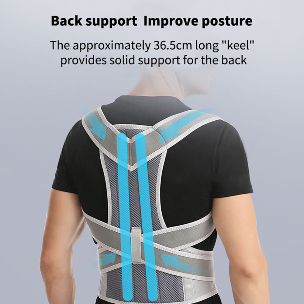 Invisible keel support back posture correction belt indoor and outdoor sports