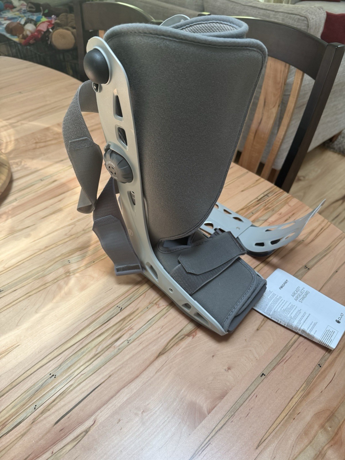 Aircast AirSelect Standard Walking Boot, Medium, Gray, Ankle/Foot/Leg
