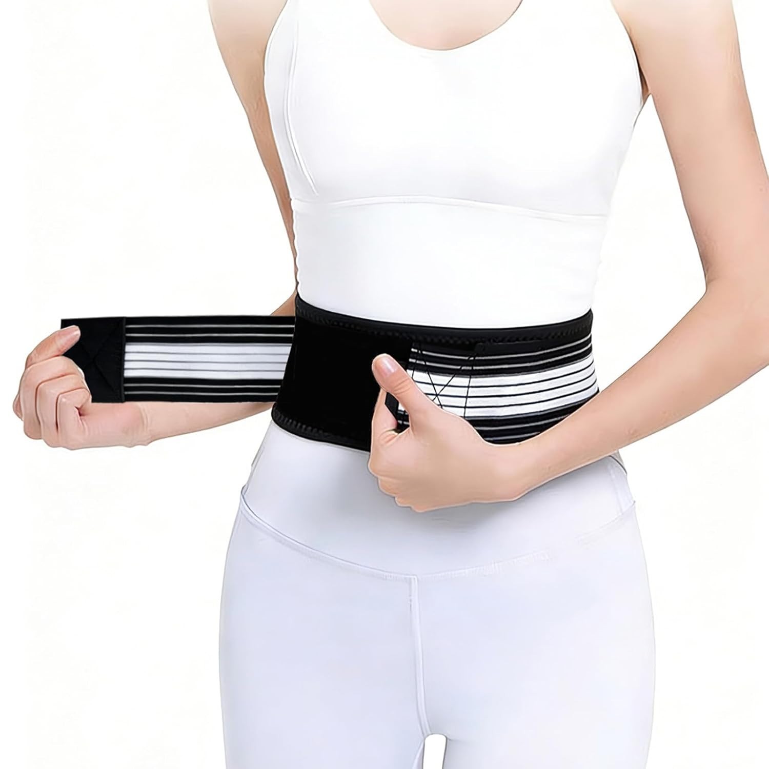 Lightweight Back Brace for Women Men, Pain Relieving Narrow Lumbar Support | …