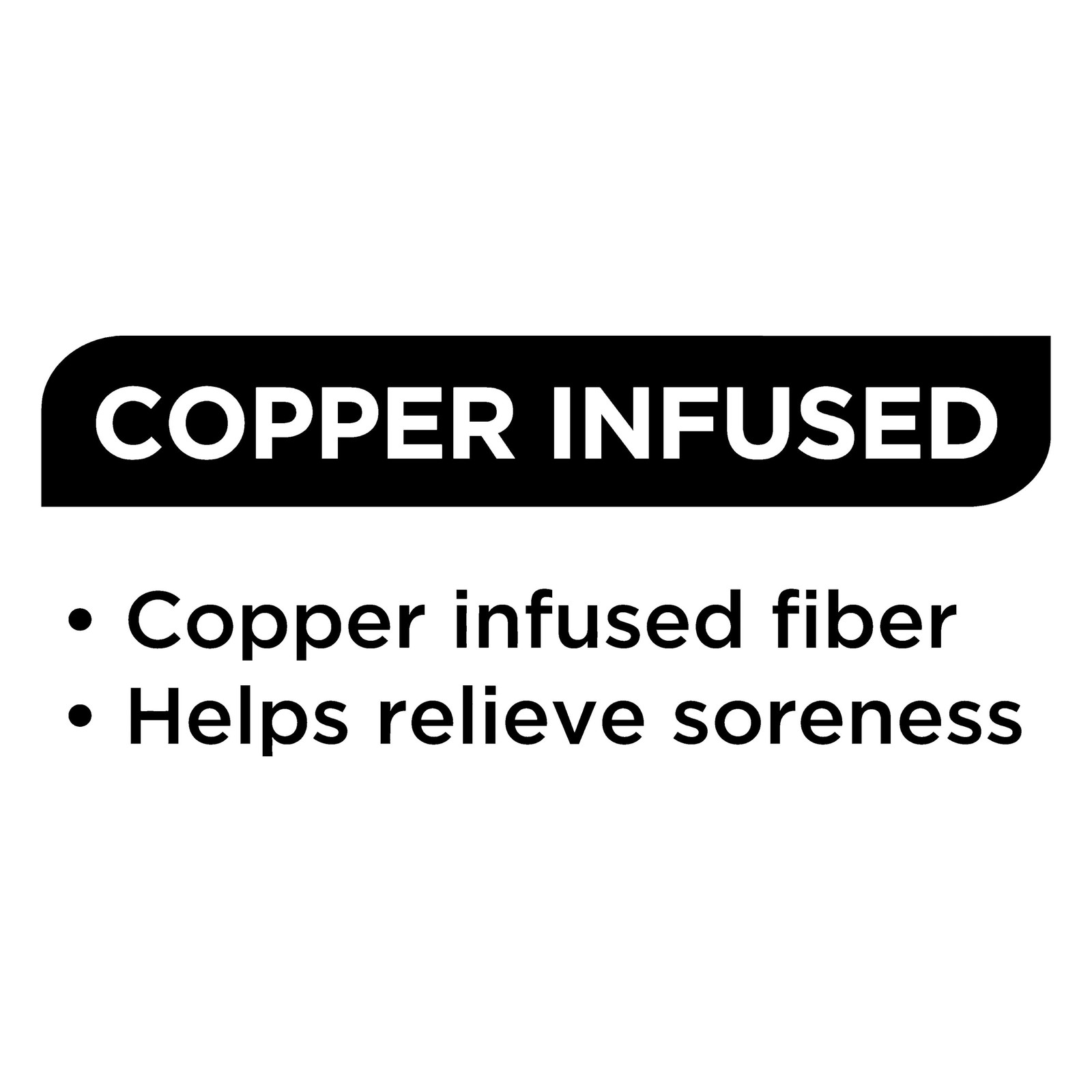 Copper Infused Knee Support Compression Sleeve, Large/Extra Large, Unisex
