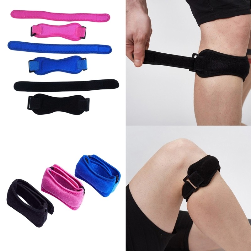 Antislip Adjustable Patella Knee Brace with Soft Pad for Running Football Sport