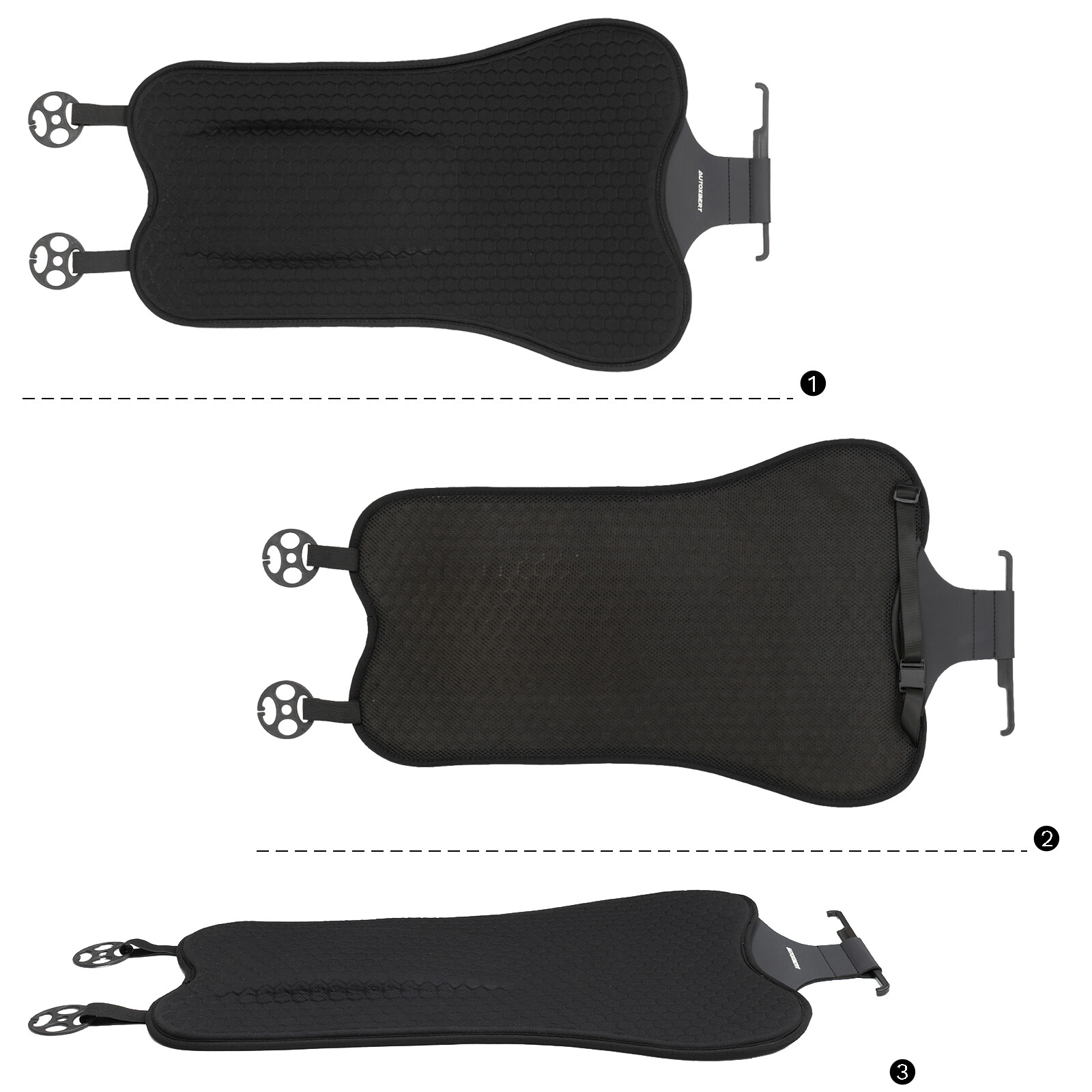 Gel Breathable Lumbar Support Cushion for Seat Back Chair Car Pillow Pain Relief
