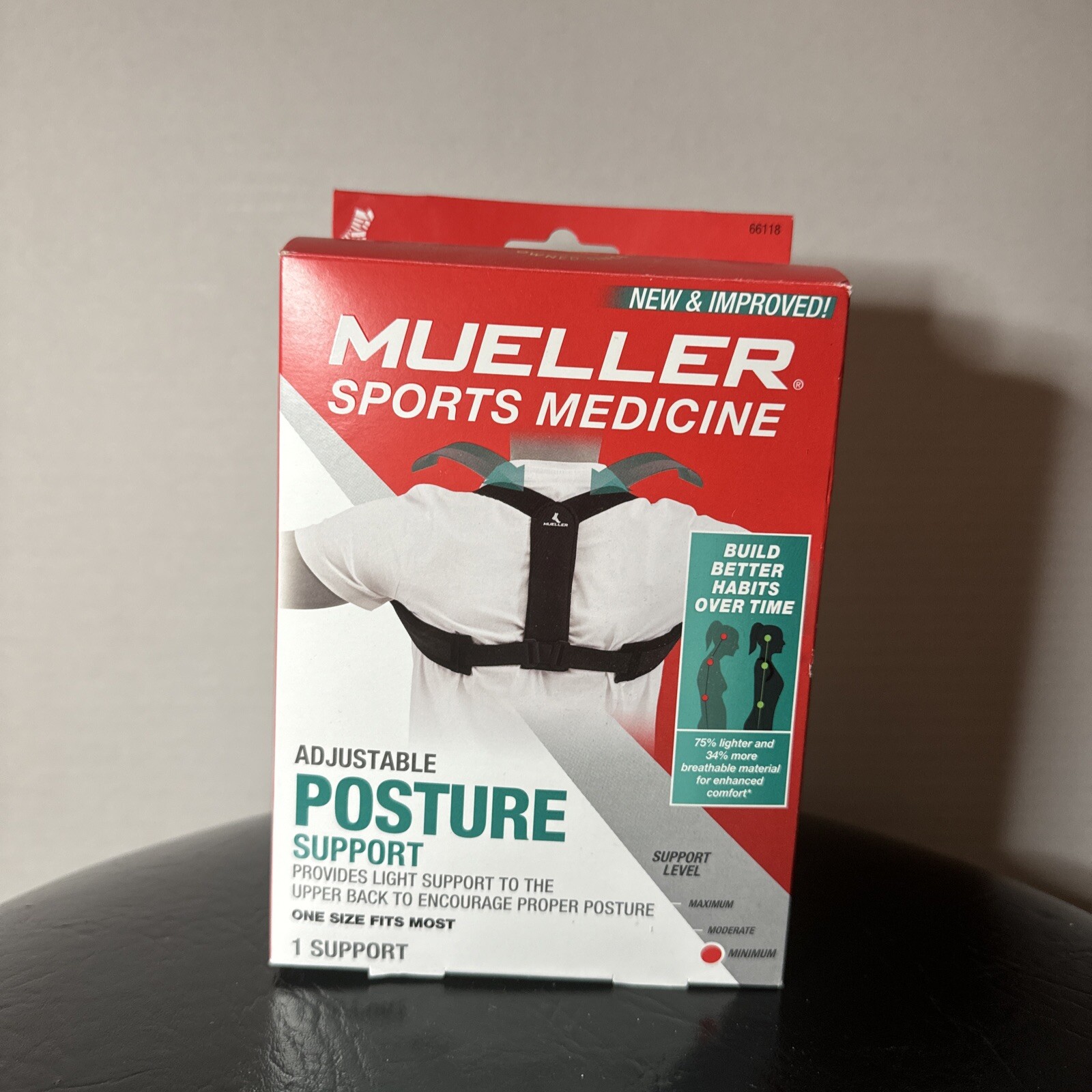 Mueller Sports Medicine Adjustable Posture Support – Level Minimum Open Box