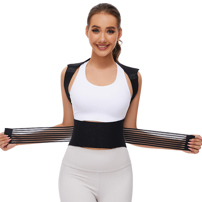 Magnetic Self Heating Belt Back Support Waist Brace Therapy Posture Corrector