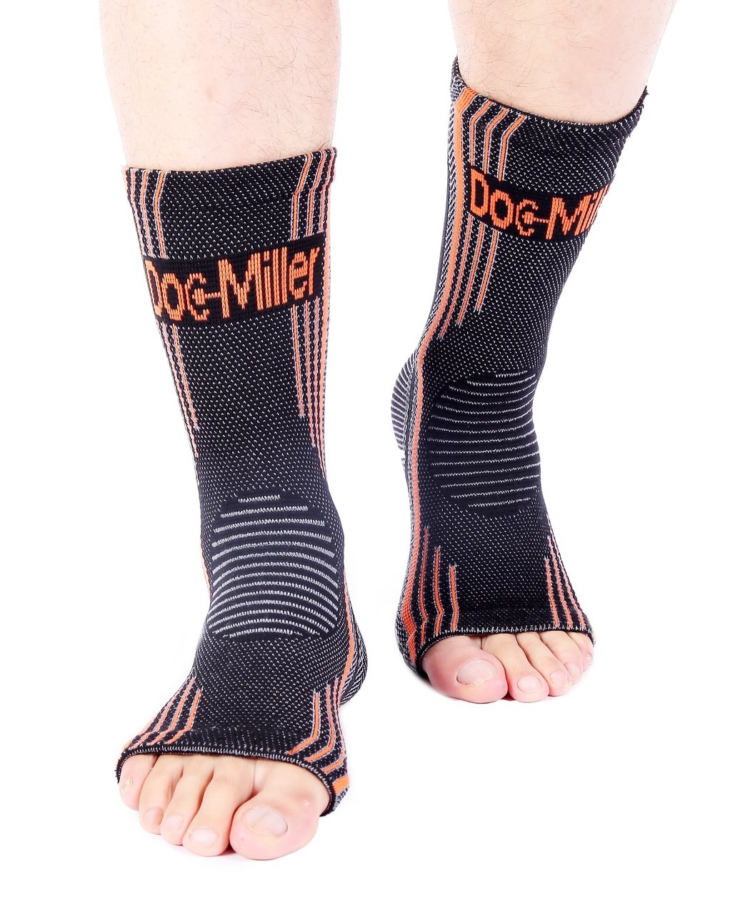 1 Pair 20-30 mmHg Ankle Compression Sleeve Plantar Fasciitis Support