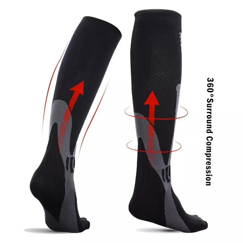 Women Men Compression Knee High Medical 20-30 mmHG L/XL – XXL Stockings Socks
