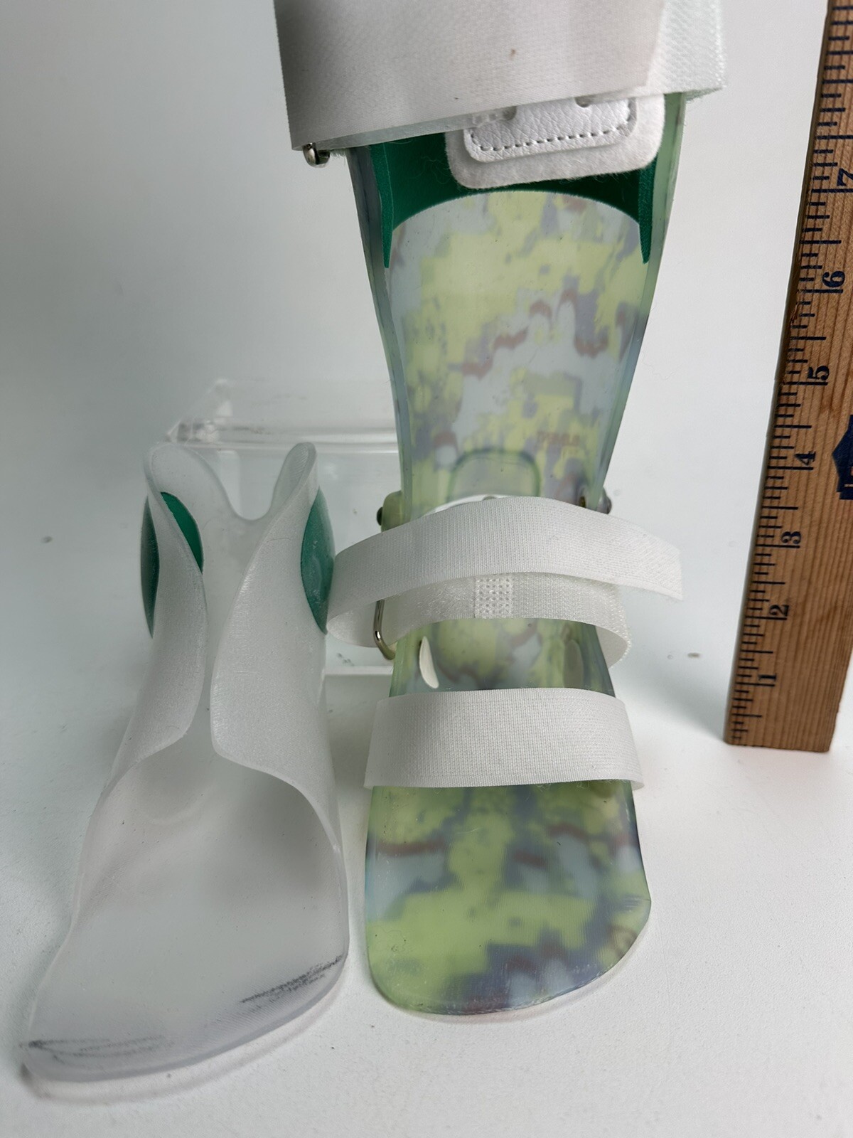Left AFO Brace Polio Ankle Foot Orthosis Custom Thermoplastic