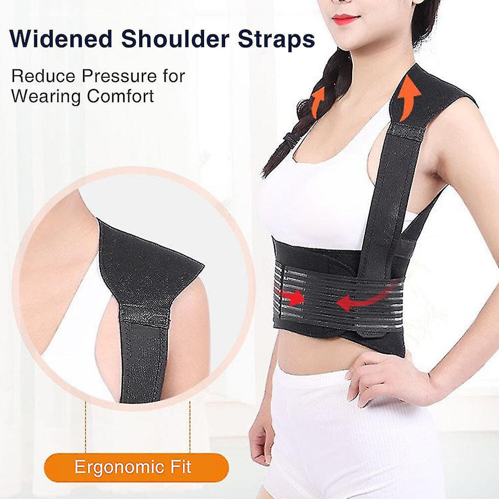Posture Corrector Support Magnetic Back Shoulder Brace Belt Band For Women Men