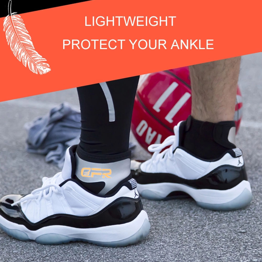 Pair Ankle Brace Achilles Tendon Support Arch Foot Wrap Sleeves Adjustable Strap
