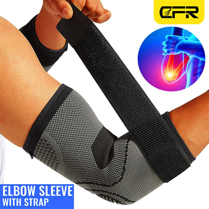 Tennis Elbow Support Brace Arthritis Tendonitis Arm Joint Pain Band Wrap Strap