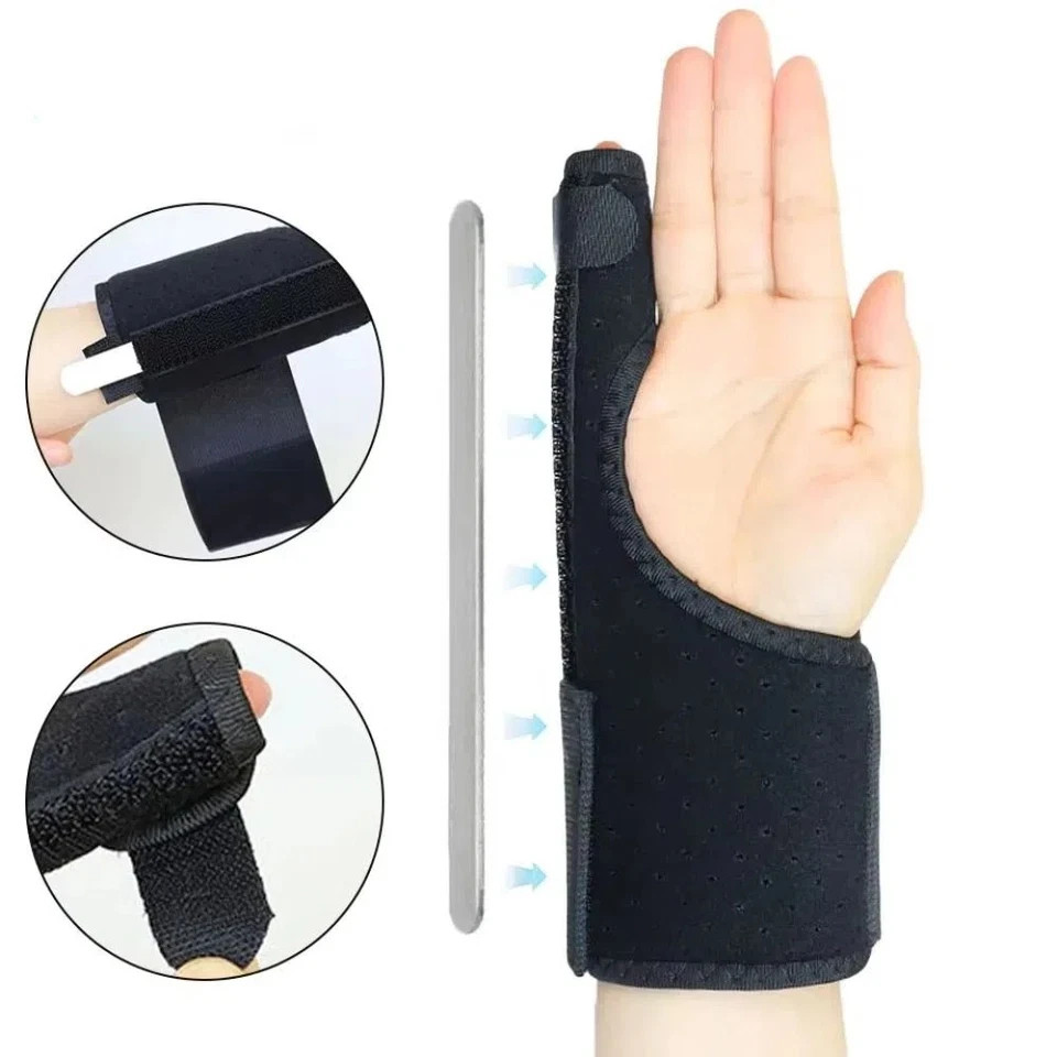 1x Trigger Finger Splints For Little Finger Pinky Brace Wrist Support Adjustable