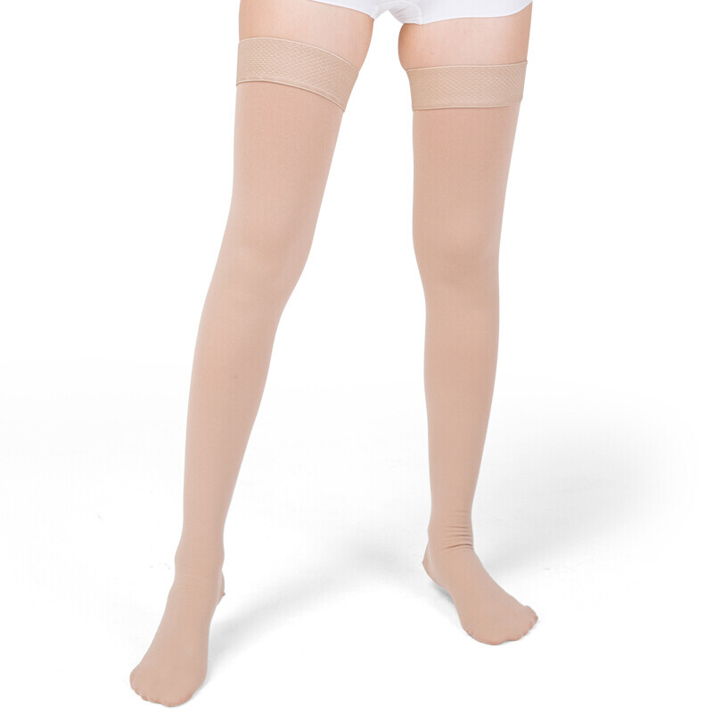 20-30mmHg Thigh High Medical Compression Stockings Women Men Edema Travel Flight