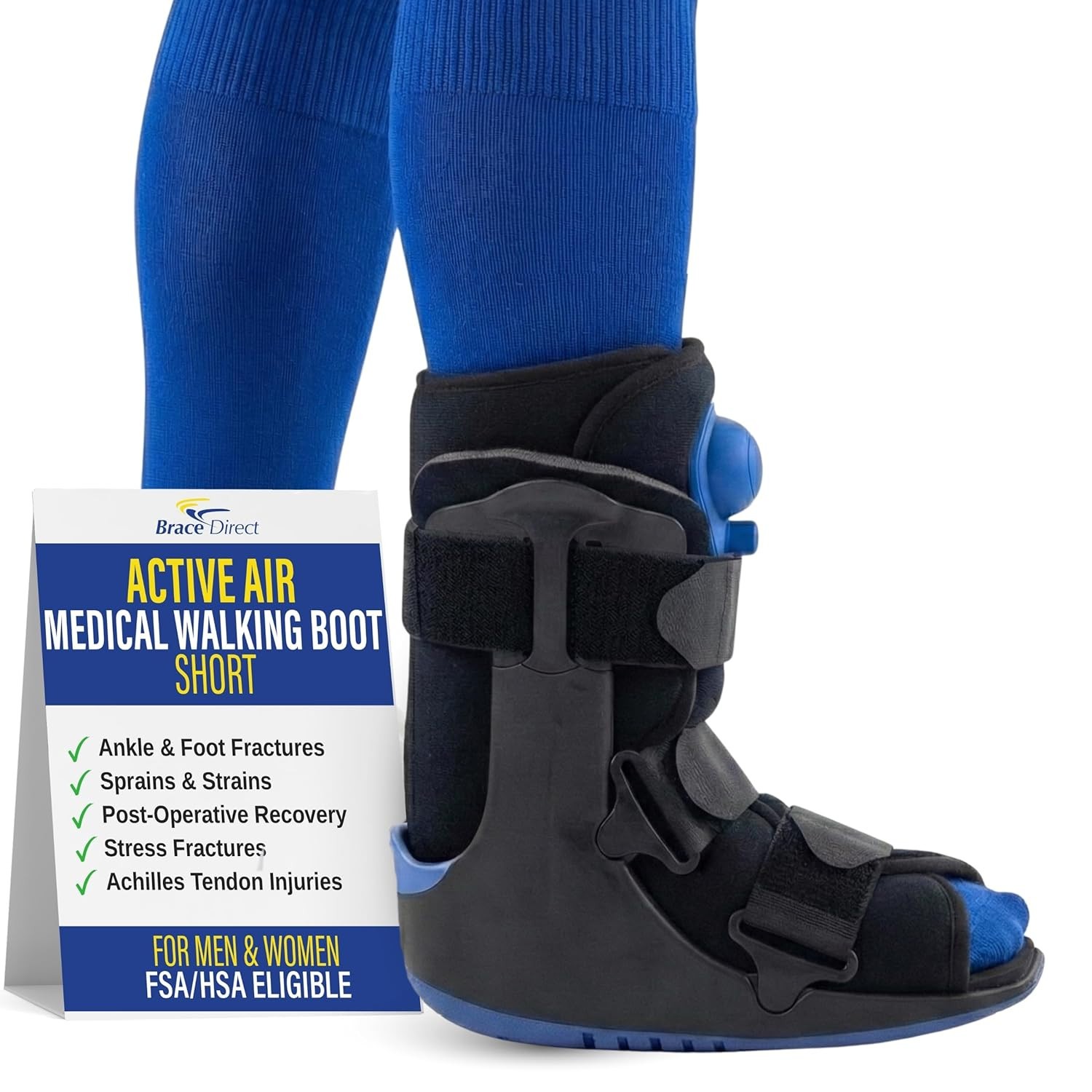 ActivAir Deluxe Short Walking Boot L4361 Lightweight Pneumatic Air Walker