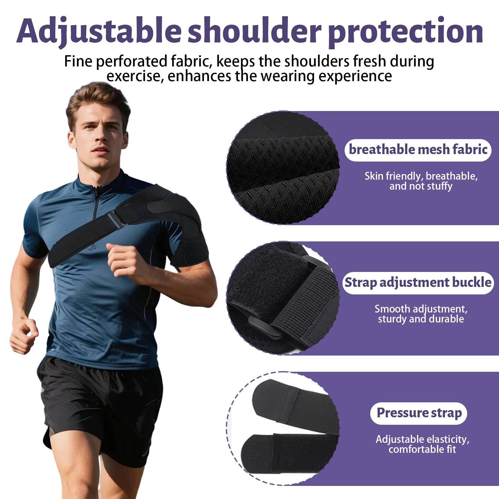 Shoulder Brace for Women, Rotator Cuff Shoulder Brace, Adjustable and Can be …