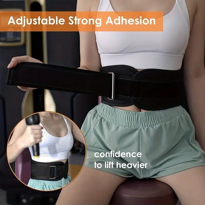 Adjustable Lumbar Support Lower Waist Back Belt Brace Pain Relief Weight Lifting
