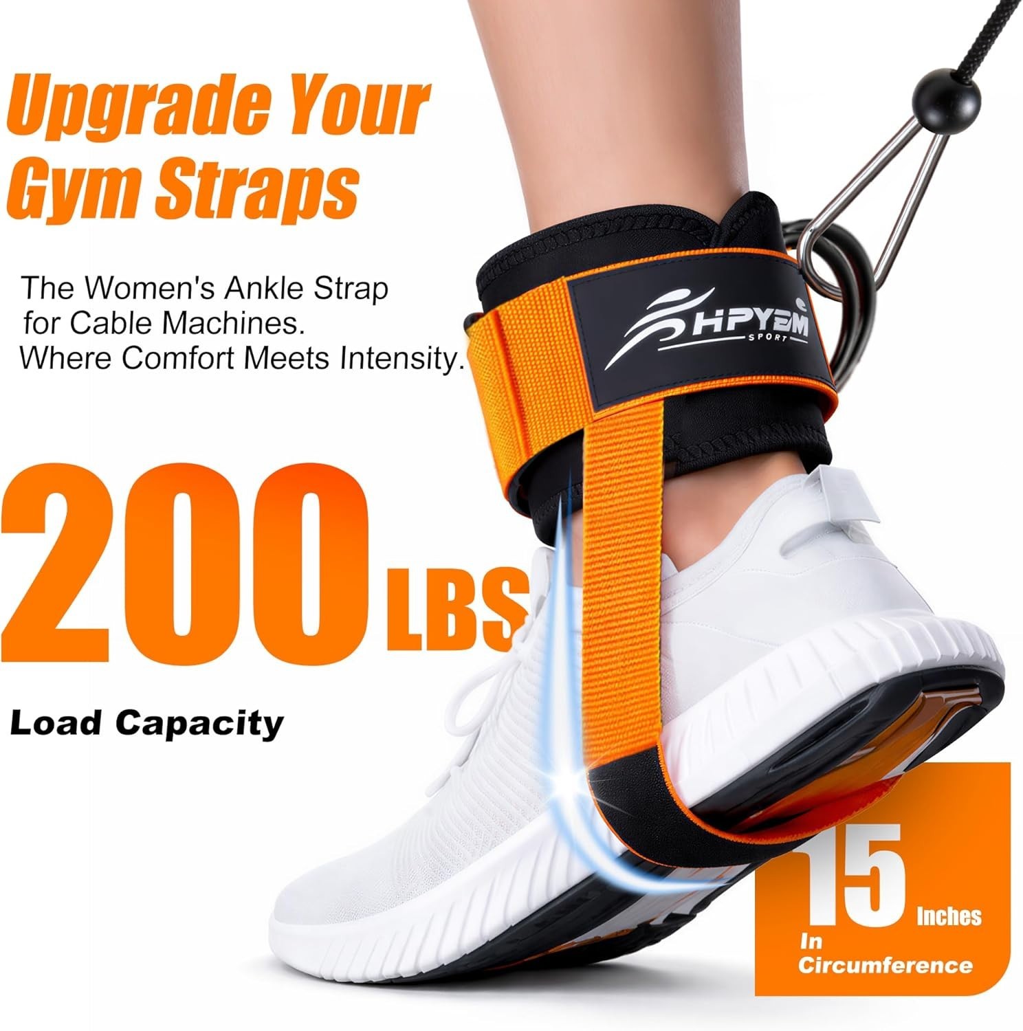Ankle Strap For Cable Machine, Padded Ankle Straps For Cable Machine Kickbacks