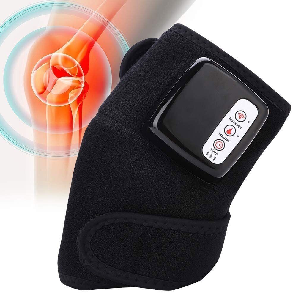 Electric Infrared Knee Massager Pad Finger Pressure Thermal Therapy Relieve Pain