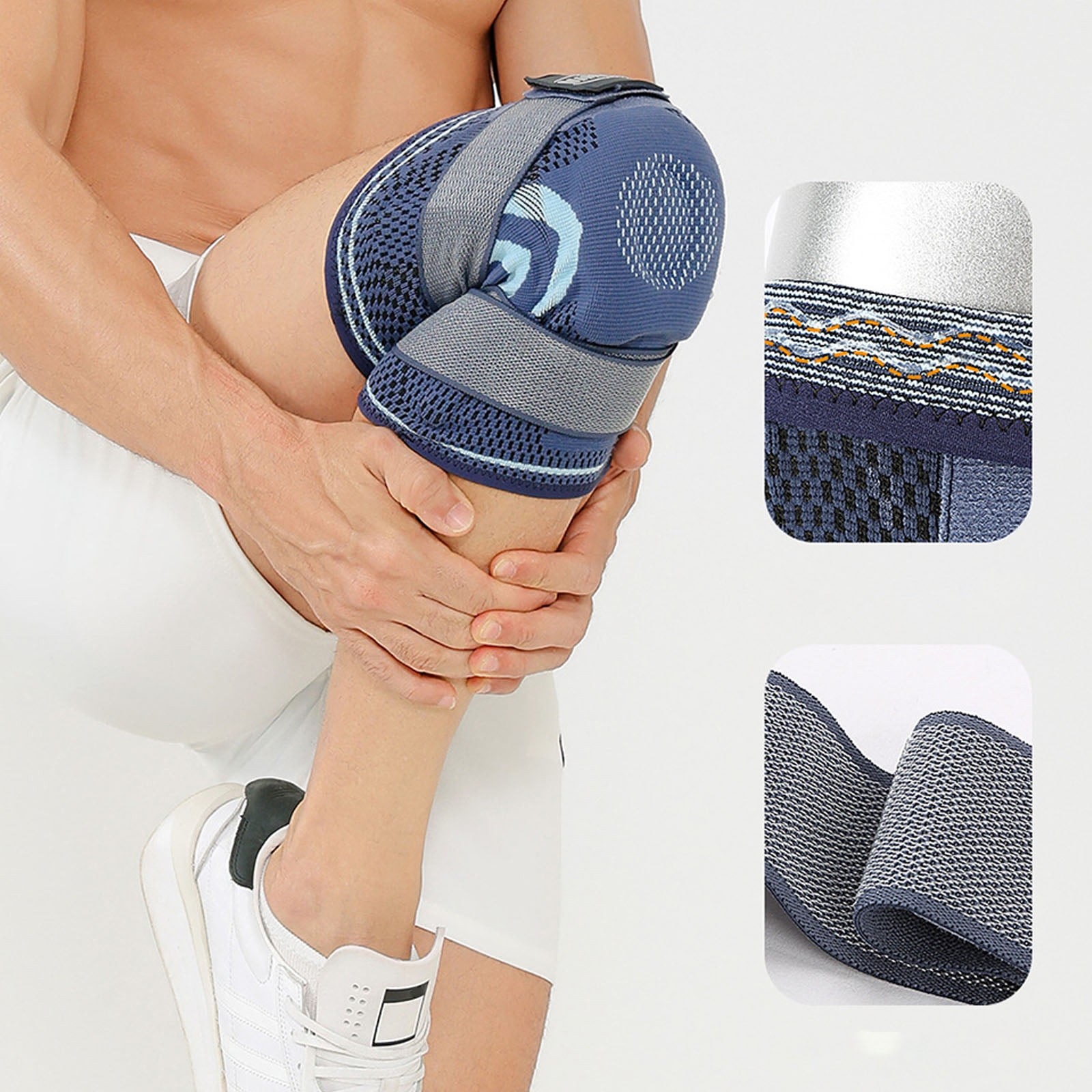 Professional Sports Knee Brace For All Sports Full Knee Protection &Non Slip Fit