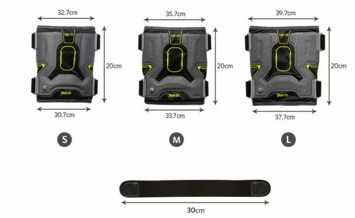 Disk Dr AirBand NK10 Short Type Sleeve Air Pump Knee Traction [ L ] 38.5~43cm