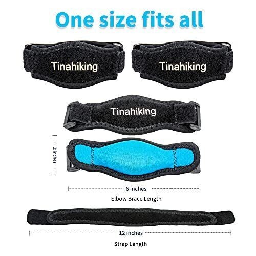 Elbow Brace for Tendonitis and Tennis Elbow 2 Pack Tennis Elbow Brace unisex